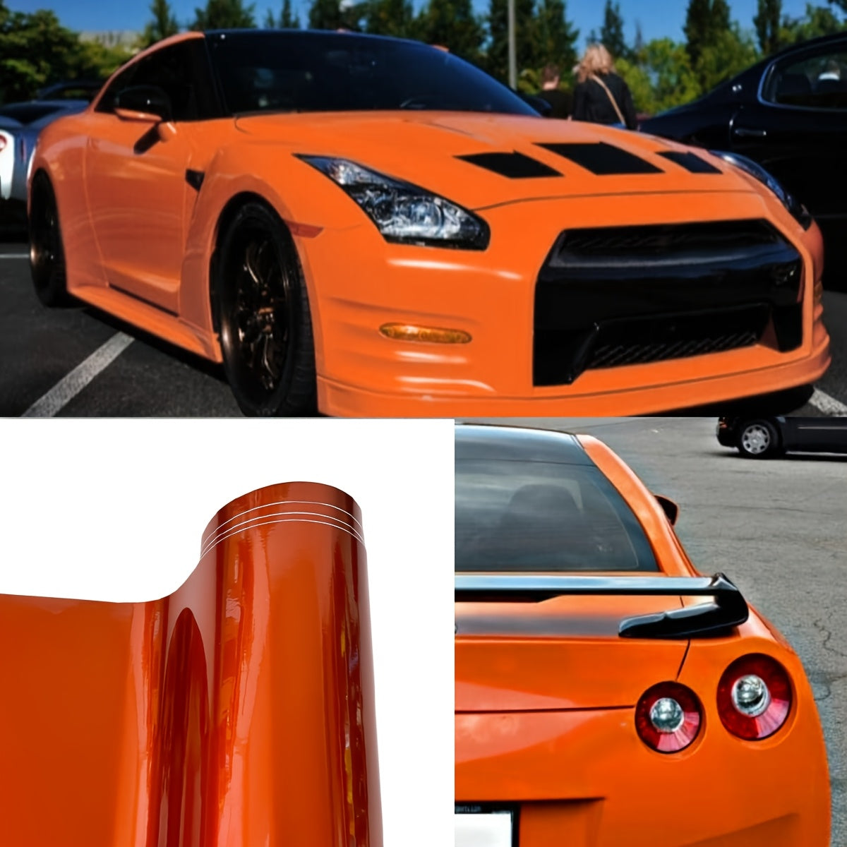 Dew Orange Vinyl Film