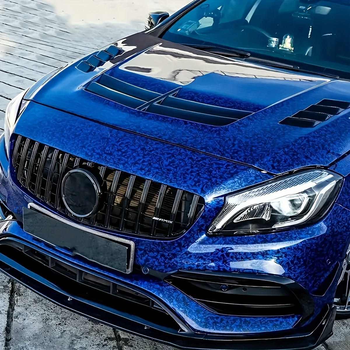 Forged Blue Vinyl Film - 0