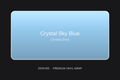 ZionYEE Crystal Sky Blue Car Wrap – Vivid Azure Gloss Vinyl Film 5x50ft, Air Release Technology, Self-Healing PET Liner for Fresh Look