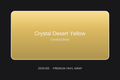ZionYEE Crystal Desert Yellow Car Wrap – Sandy Golden Yellow Vinyl Film 5x50ft, Air Release Bubble-Free, Self-Healing PET Liner