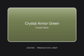 ZionYEE Crystal Armor Green Car Wrap – Military Green Vinyl Film 5x50ft, Air Release Bubble-Free, Self-Healing PET Liner
