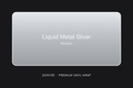 ZionYEE Liquid Metal Silver Car Wrap – Liquid Mercury Silver Vinyl Film 5x50ft, Air Release Bubble-Free, Self-Healing PET Liner