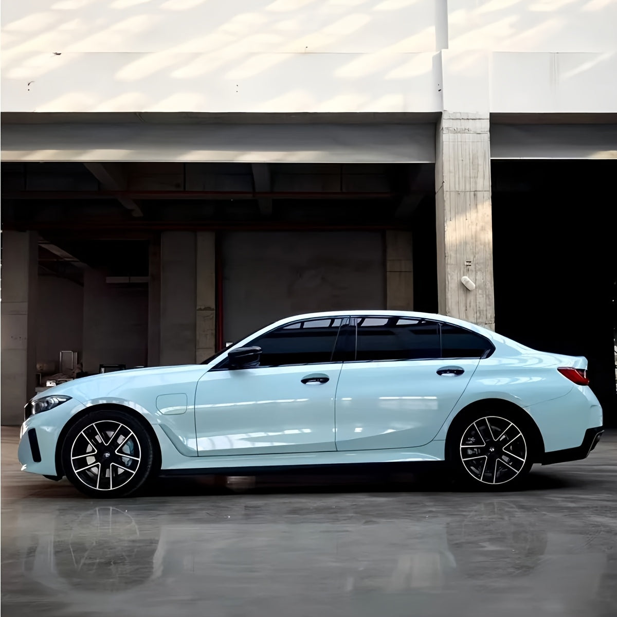 Crystal Glacier Blue Vinyl Wrap