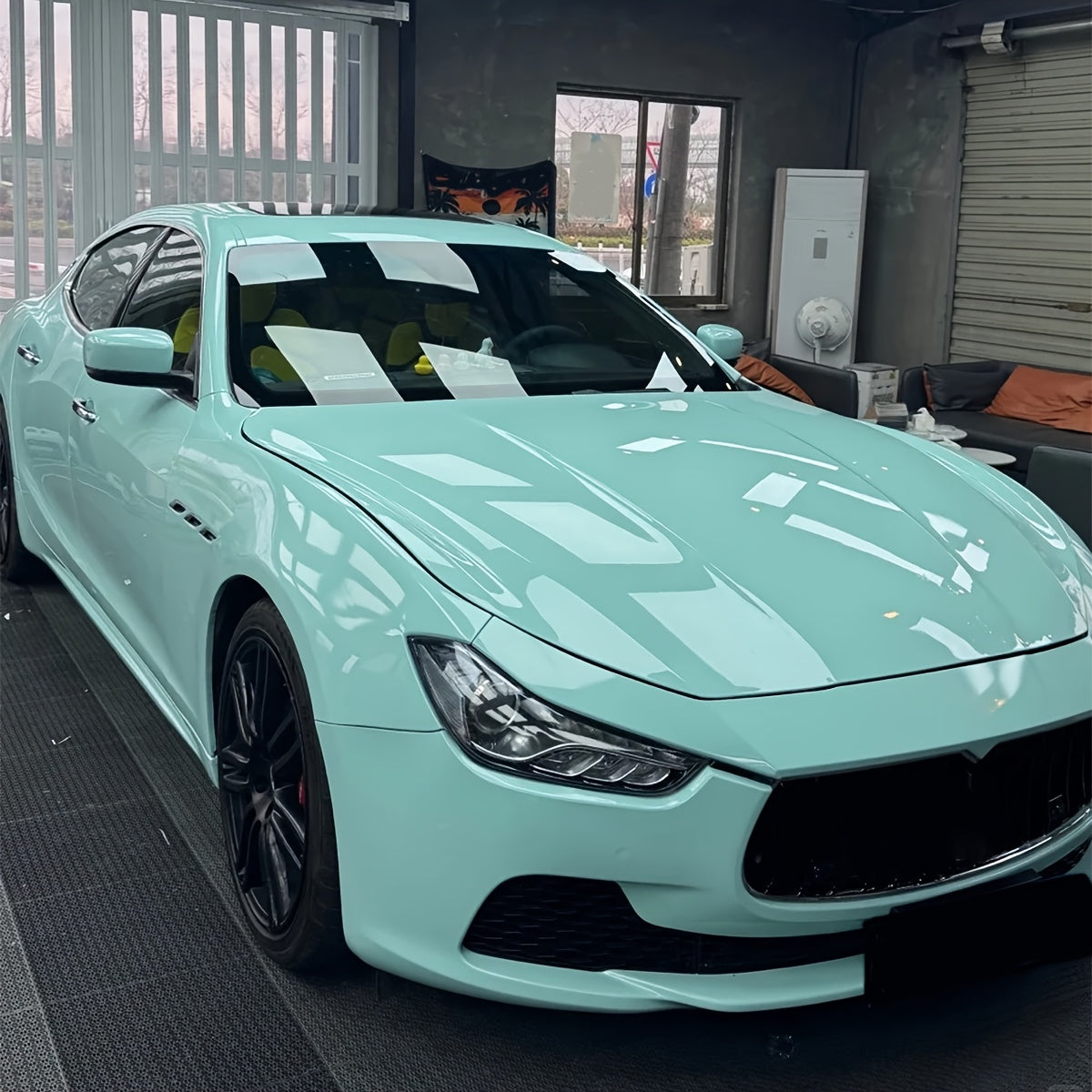 Saga Green PET Vinyl Wrap