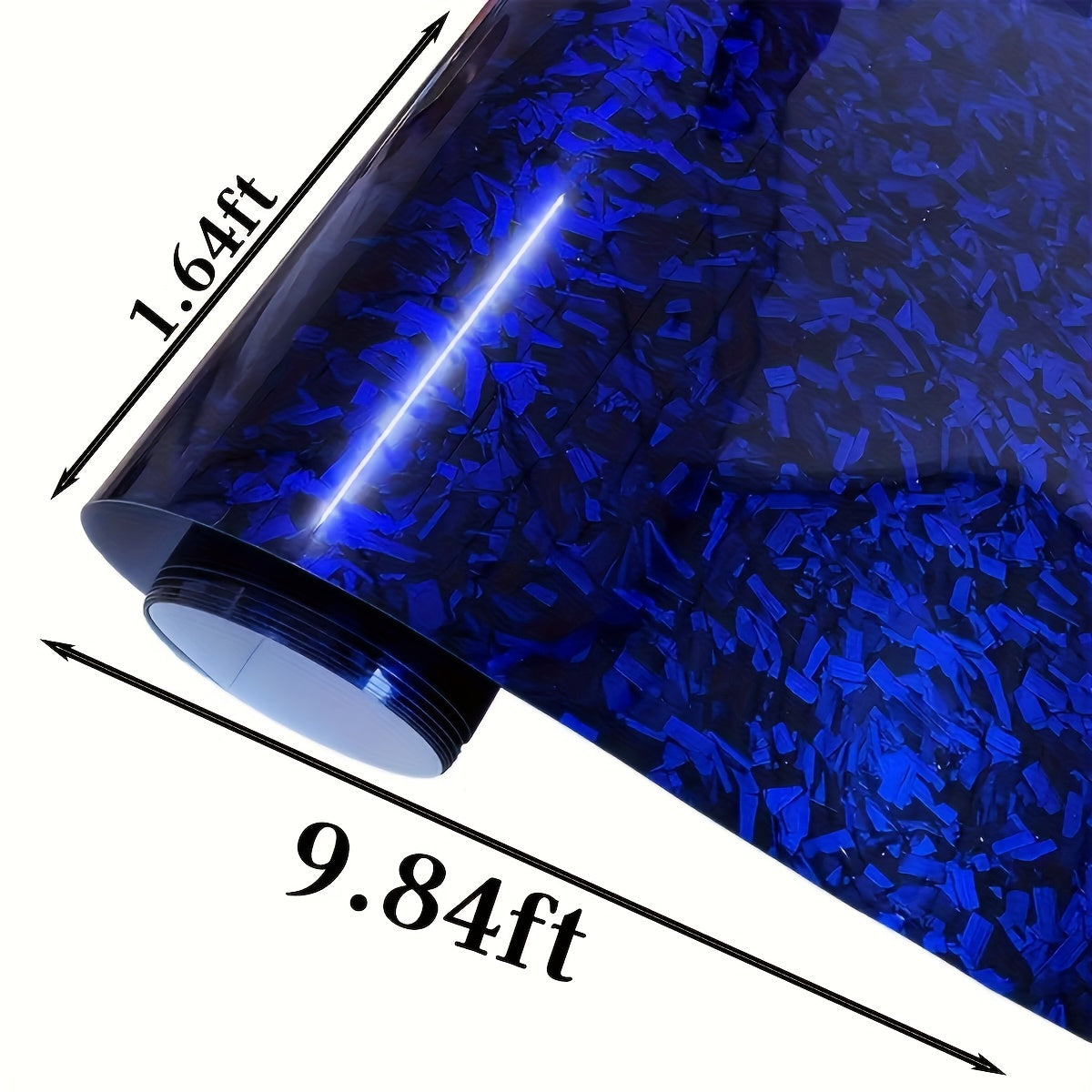 Forged Blue Vinyl Film