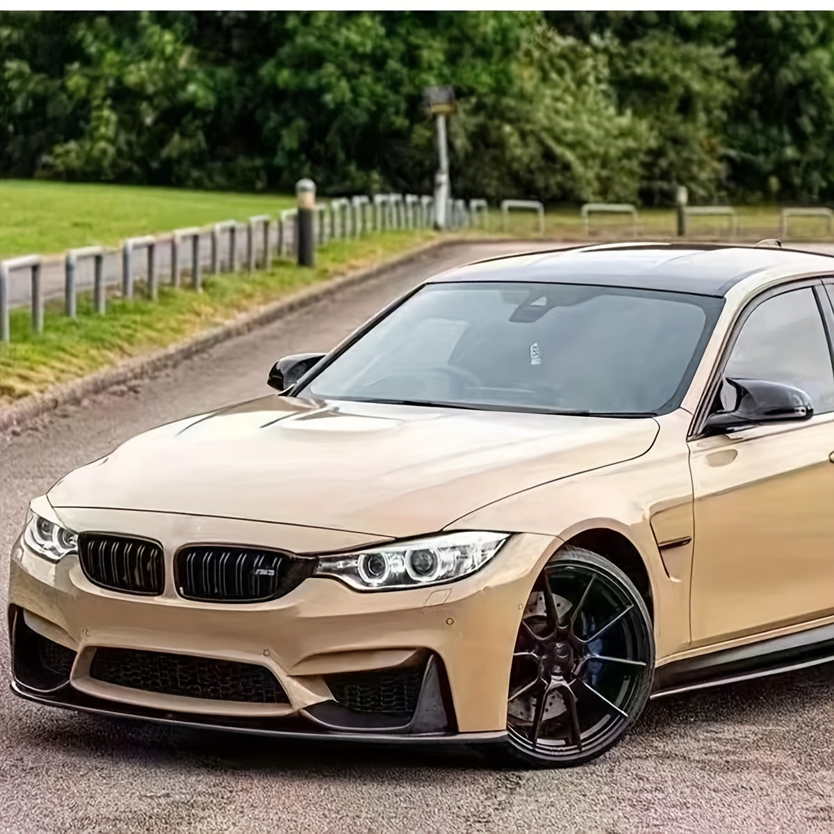Crystal Desert Yellow Vinyl Wrap