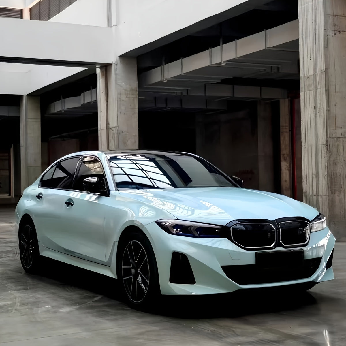 Crystal Glacier Blue Vinyl Wrap
