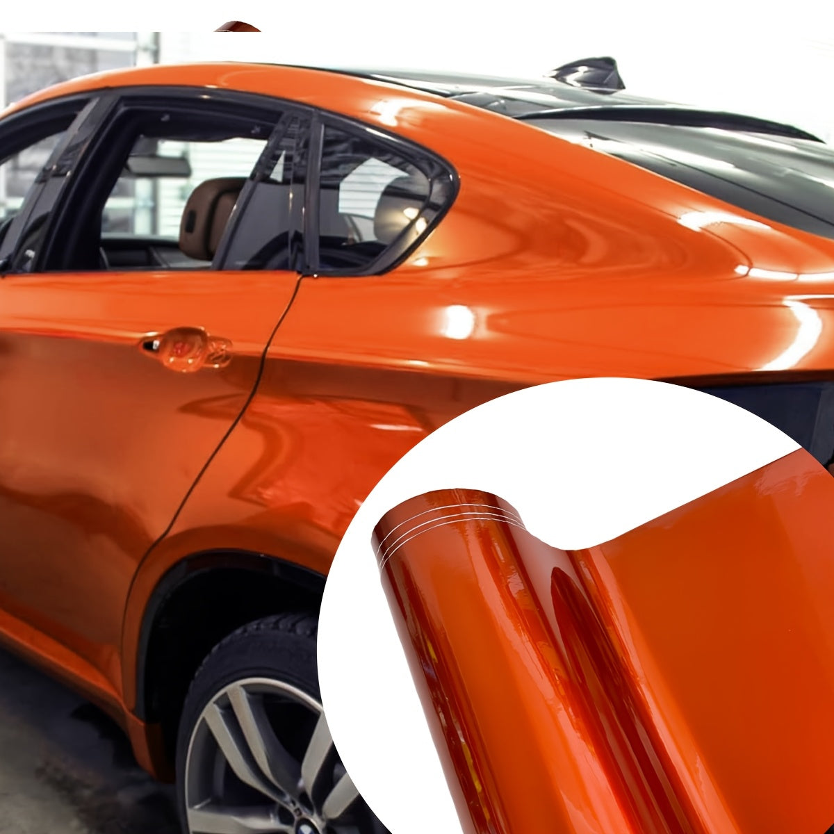 Dew Orange Vinyl Film
