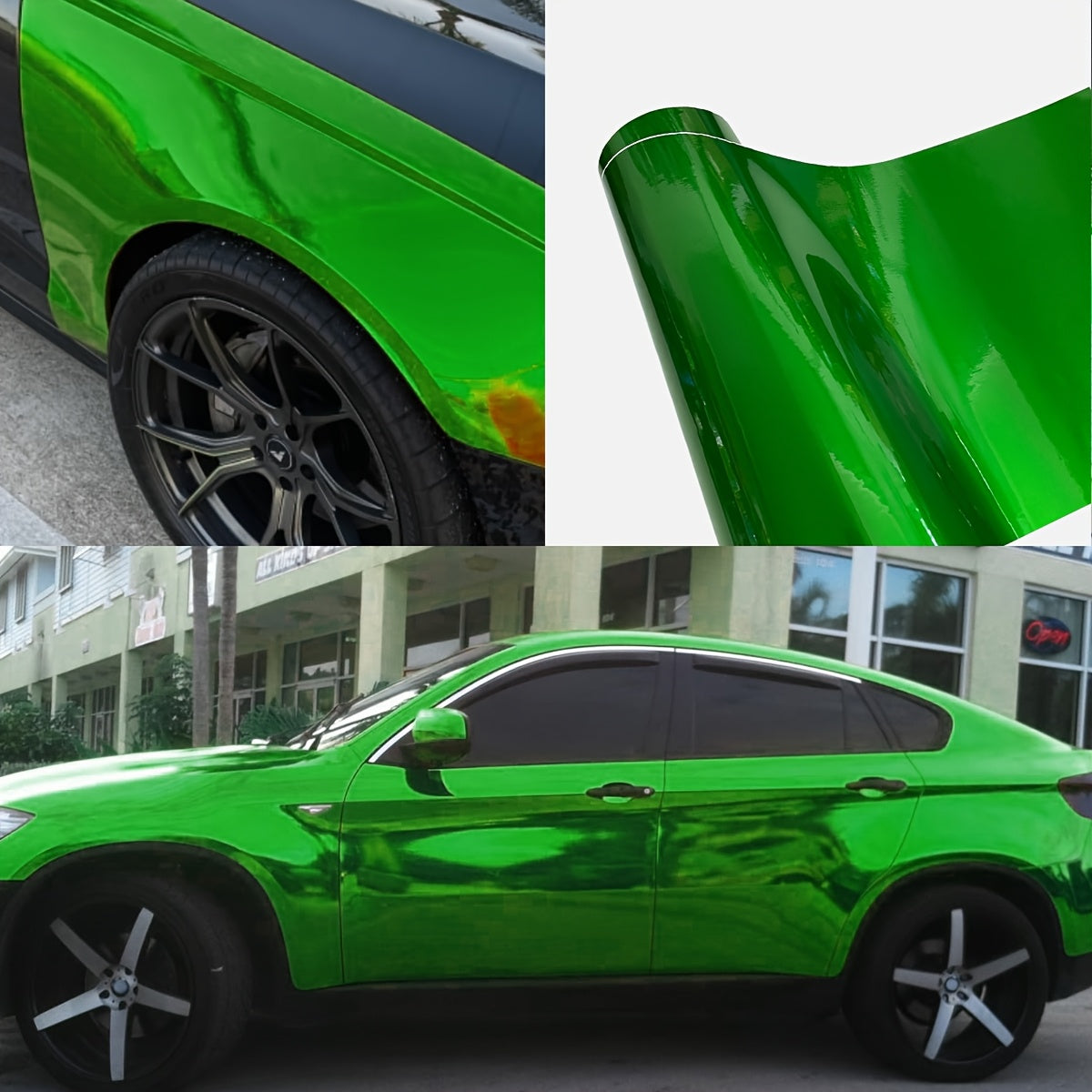 Chrome Green Automotive Vinyl