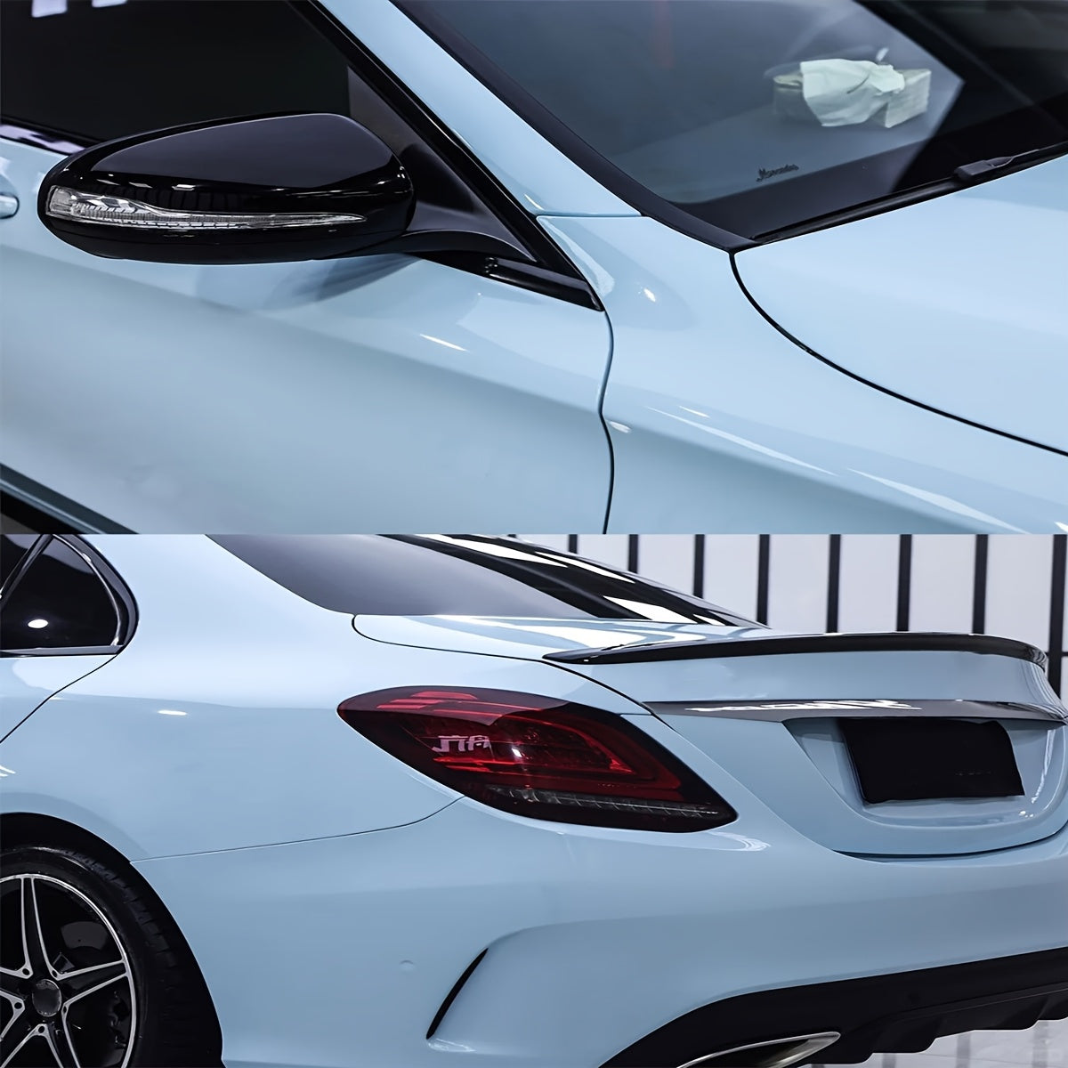 Crystal Glacier Blue Vinyl Wrap