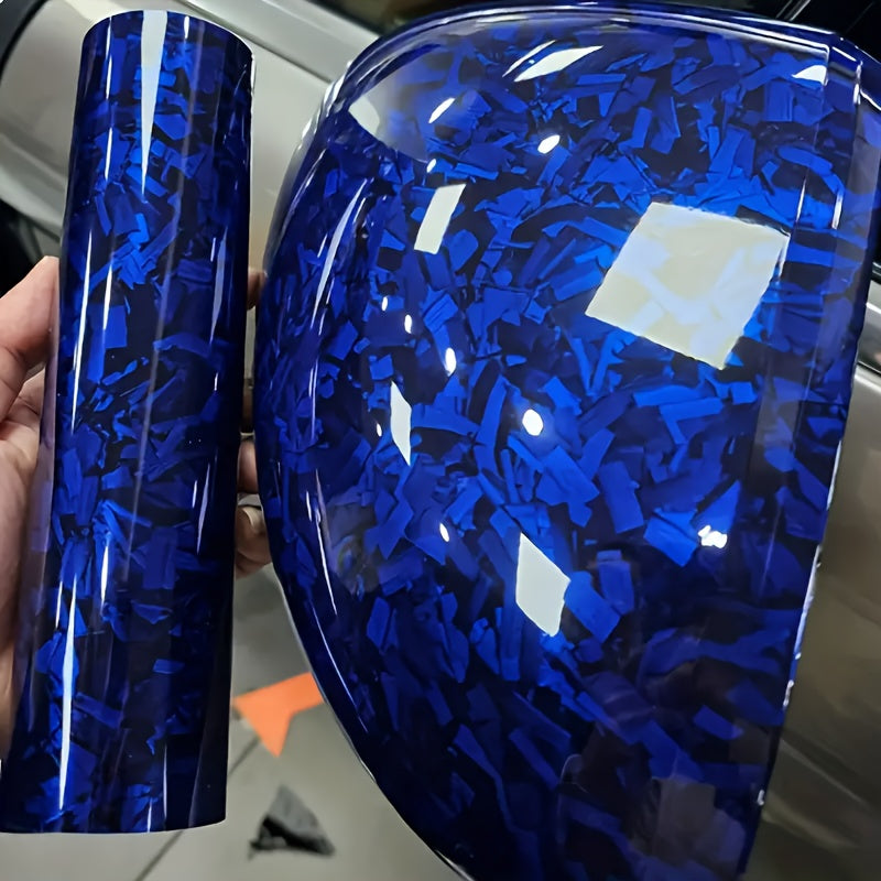 Forged Blue Vinyl Film