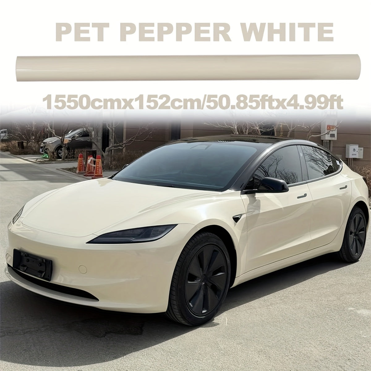 Pepper White Vinyl Wrap - 0