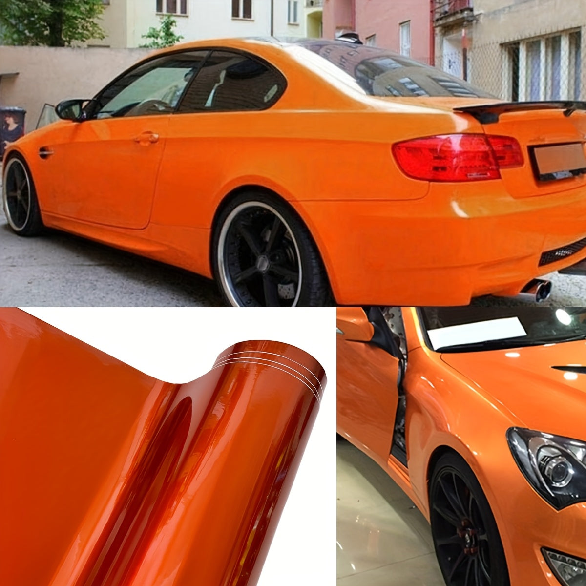Dew Orange Vinyl Film
