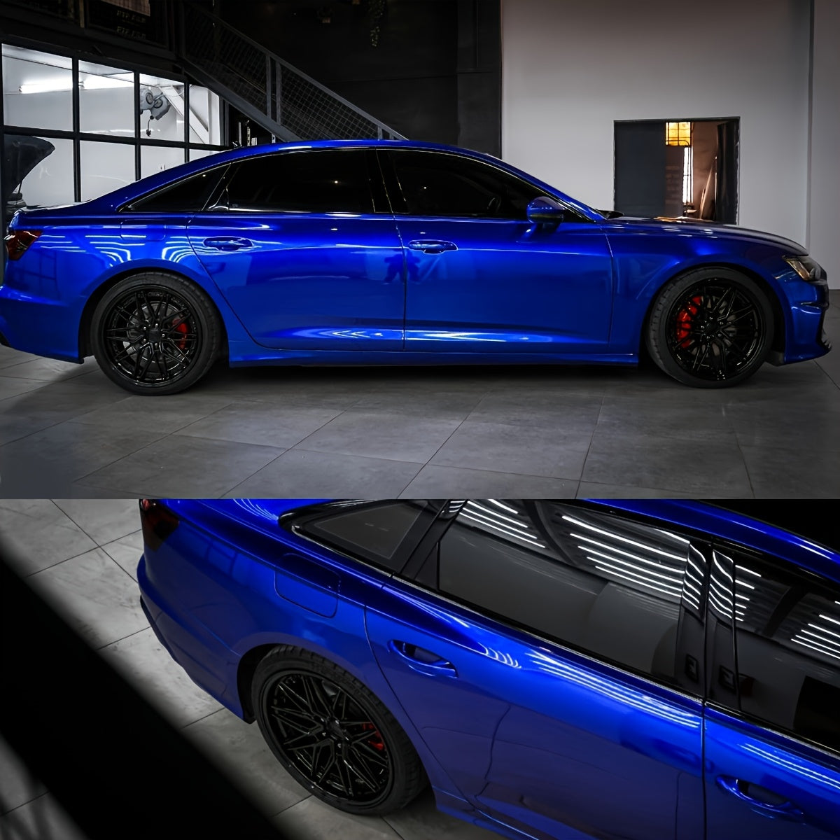 Aurora Blue Vinyl Film