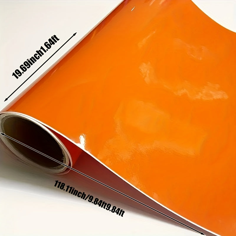 Dew Orange Vinyl Film