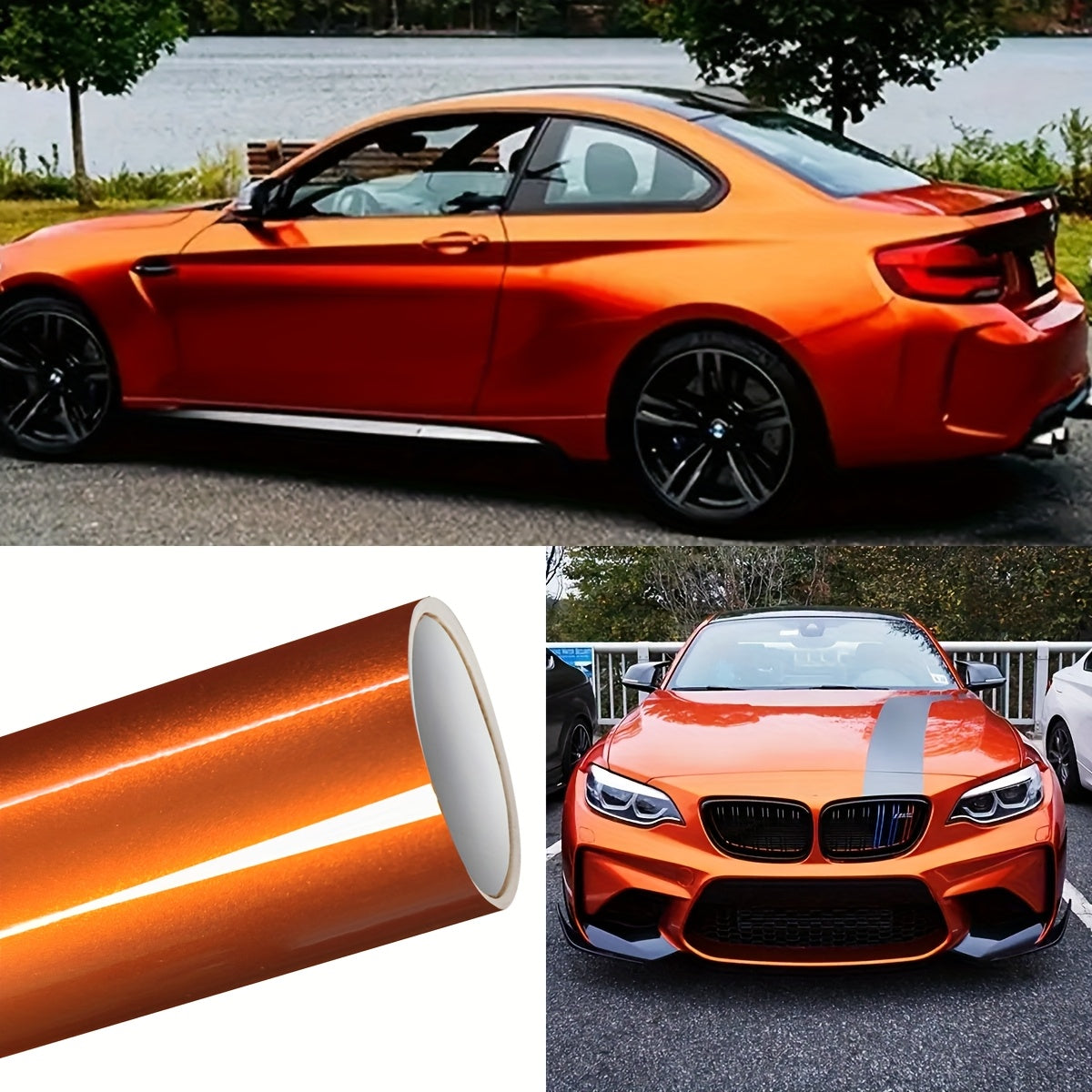 Dew Orange Vinyl Film
