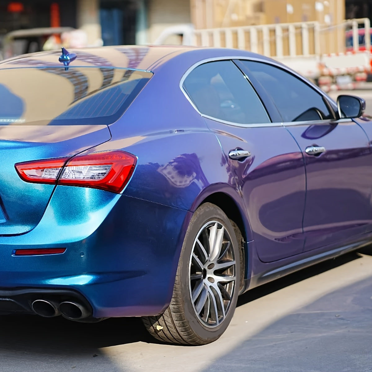 Diamond Purple to Amulet Blue Color Shift Wrap
