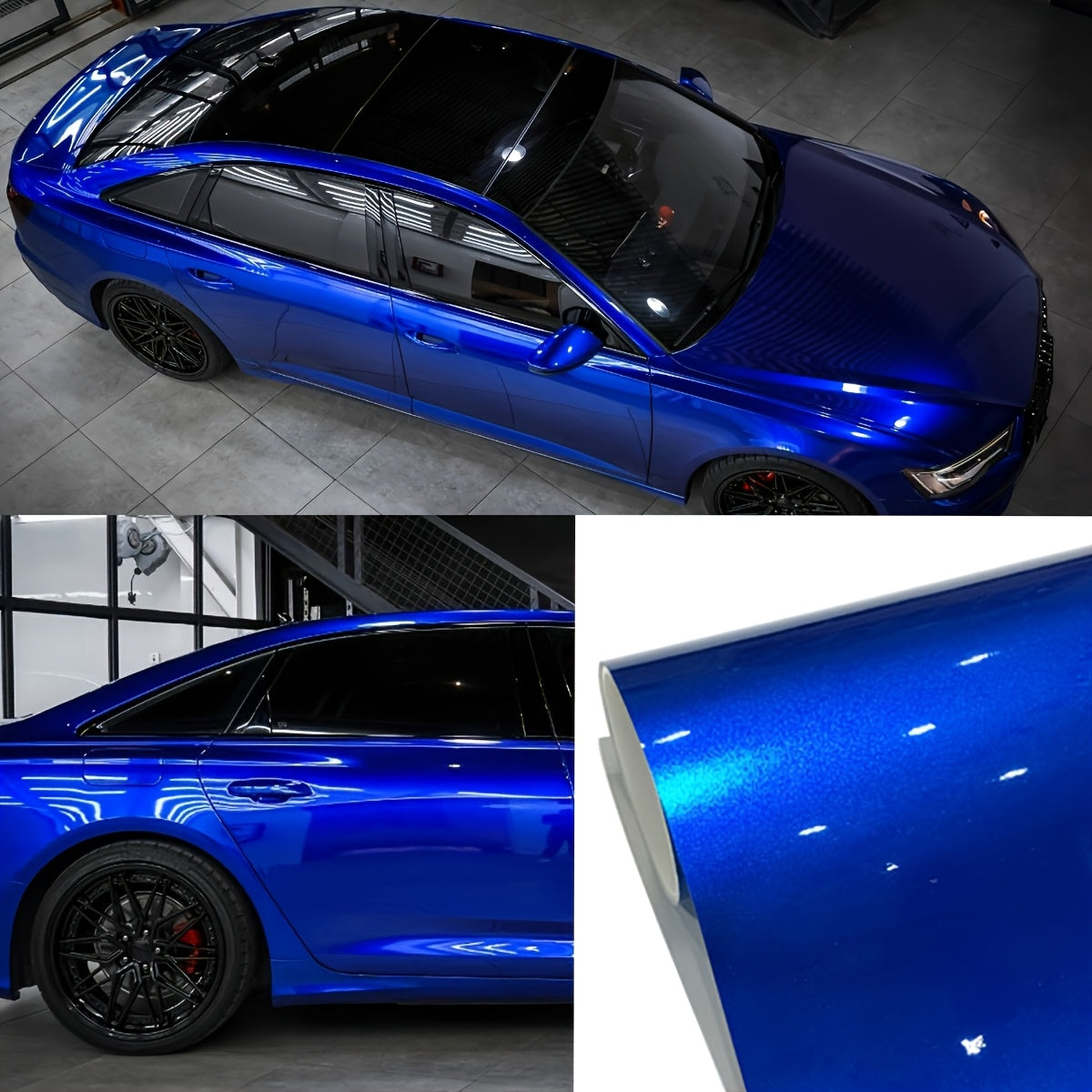 Aurora Blue Vinyl Film