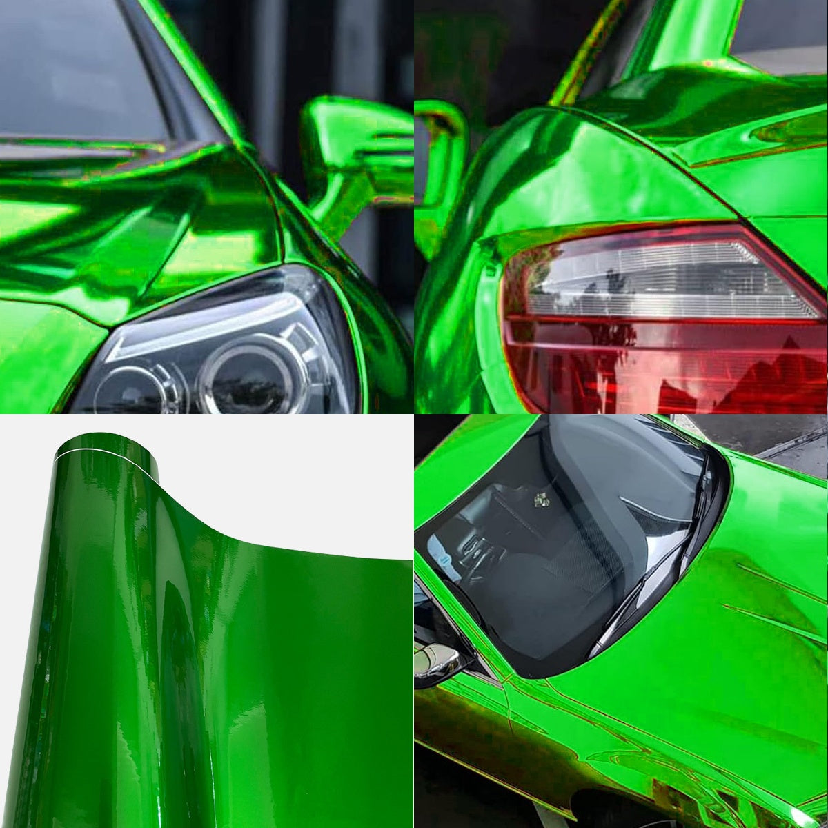 Crystal Red Vinyl Wrap | 1550x152cm | Air-Release Technology | Abrasion-Resistant
