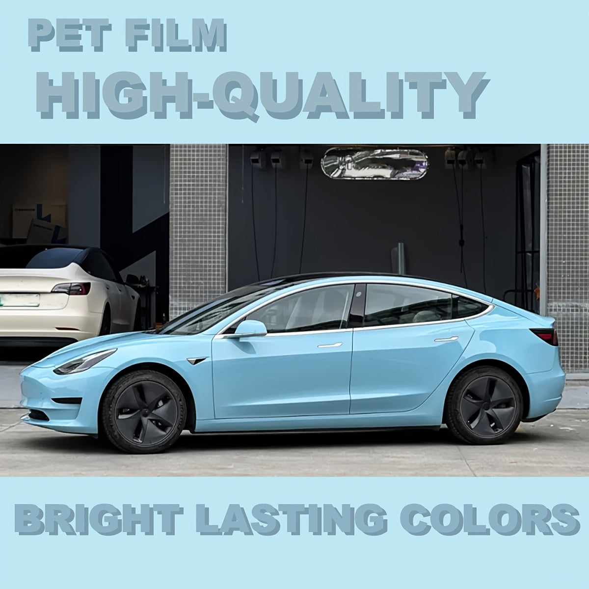 Ocean Breeze Blue Vinyl Wrap - 0