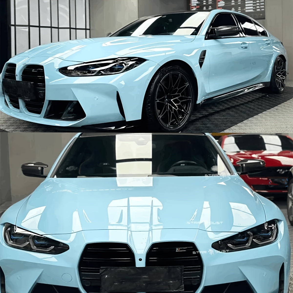 Ocean Breeze Blue Vinyl Wrap