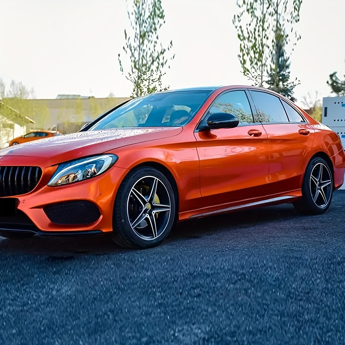 Dew Orange Vinyl Film