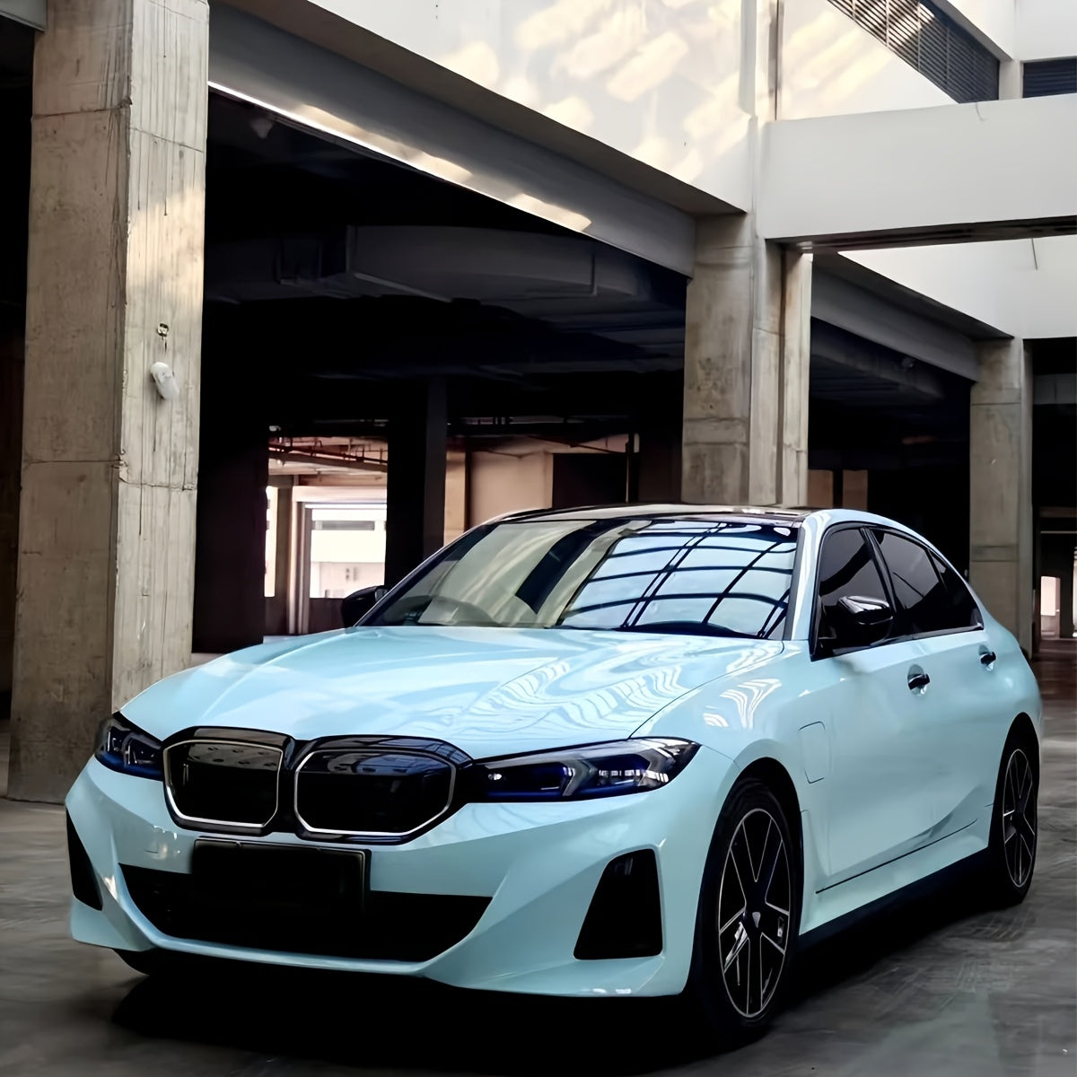 Crystal Glacier Blue Vinyl Wrap