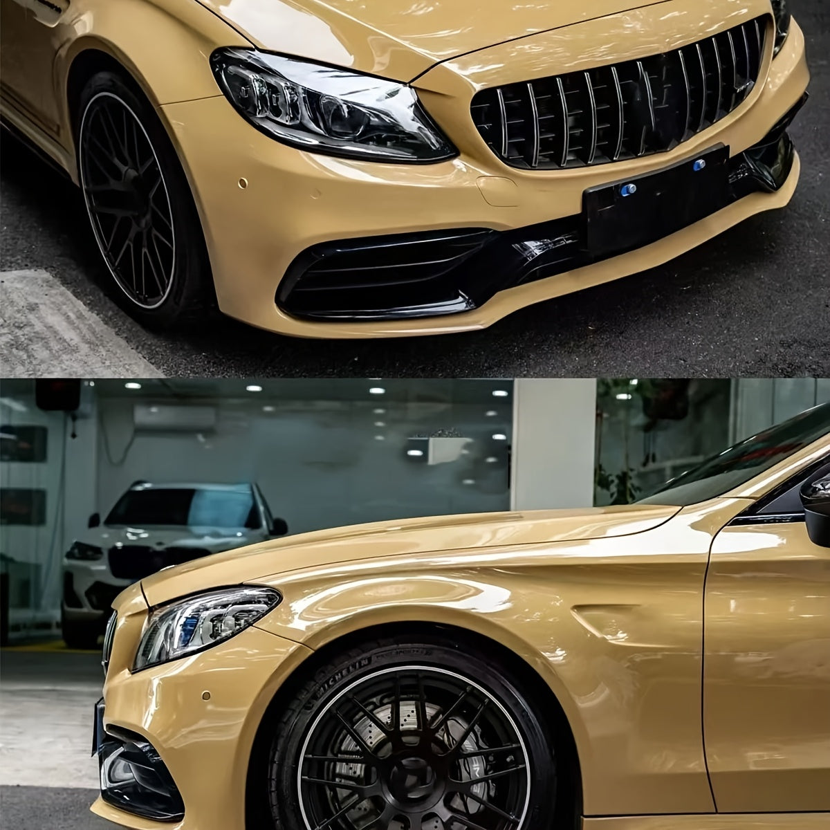 Crystal Desert Yellow Vinyl Wrap