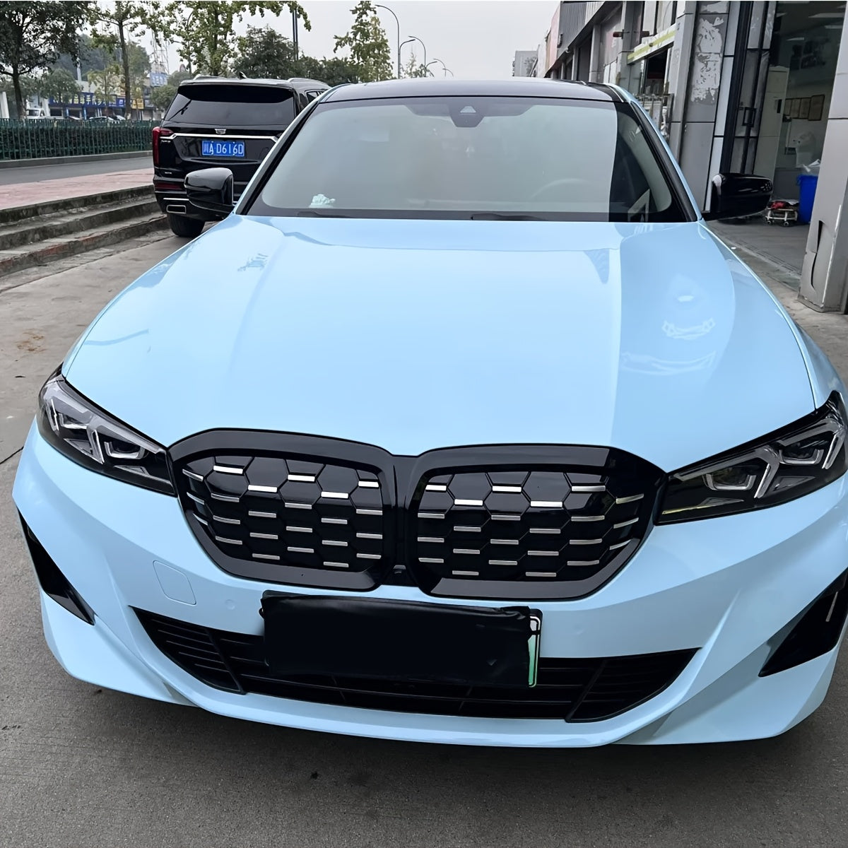 Crystal Glacier Blue Vinyl Wrap