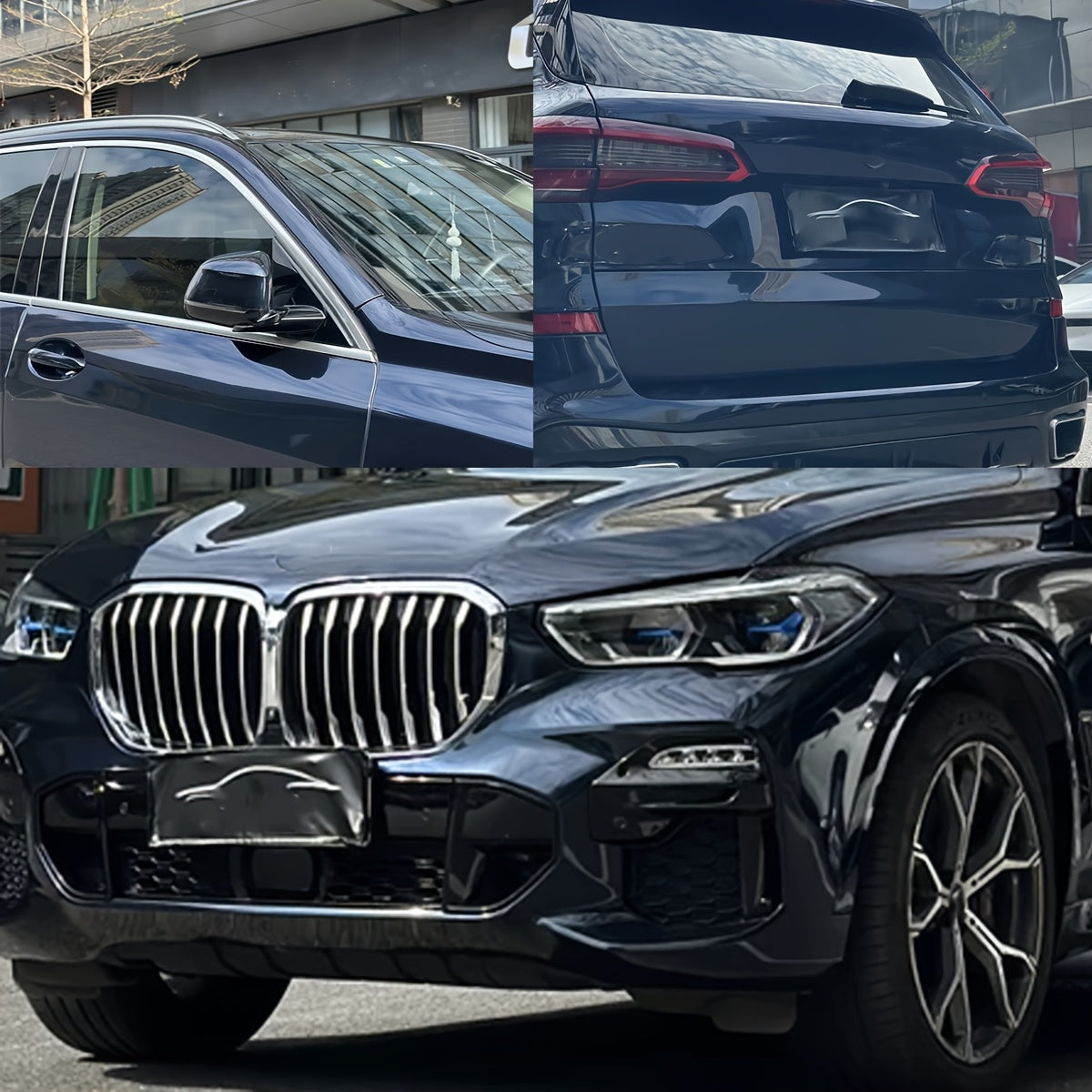 Black Magic Blue Color Changing Vinyl Wrap