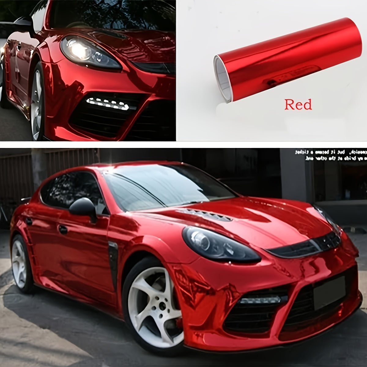 Ultra Bright Candy Red Vinyl Wrap