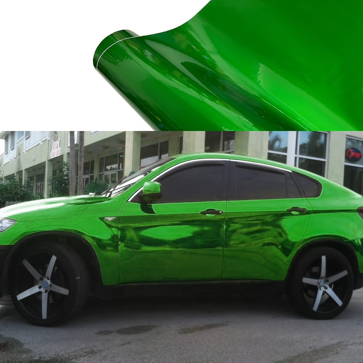 Chrome Green Automotive Vinyl