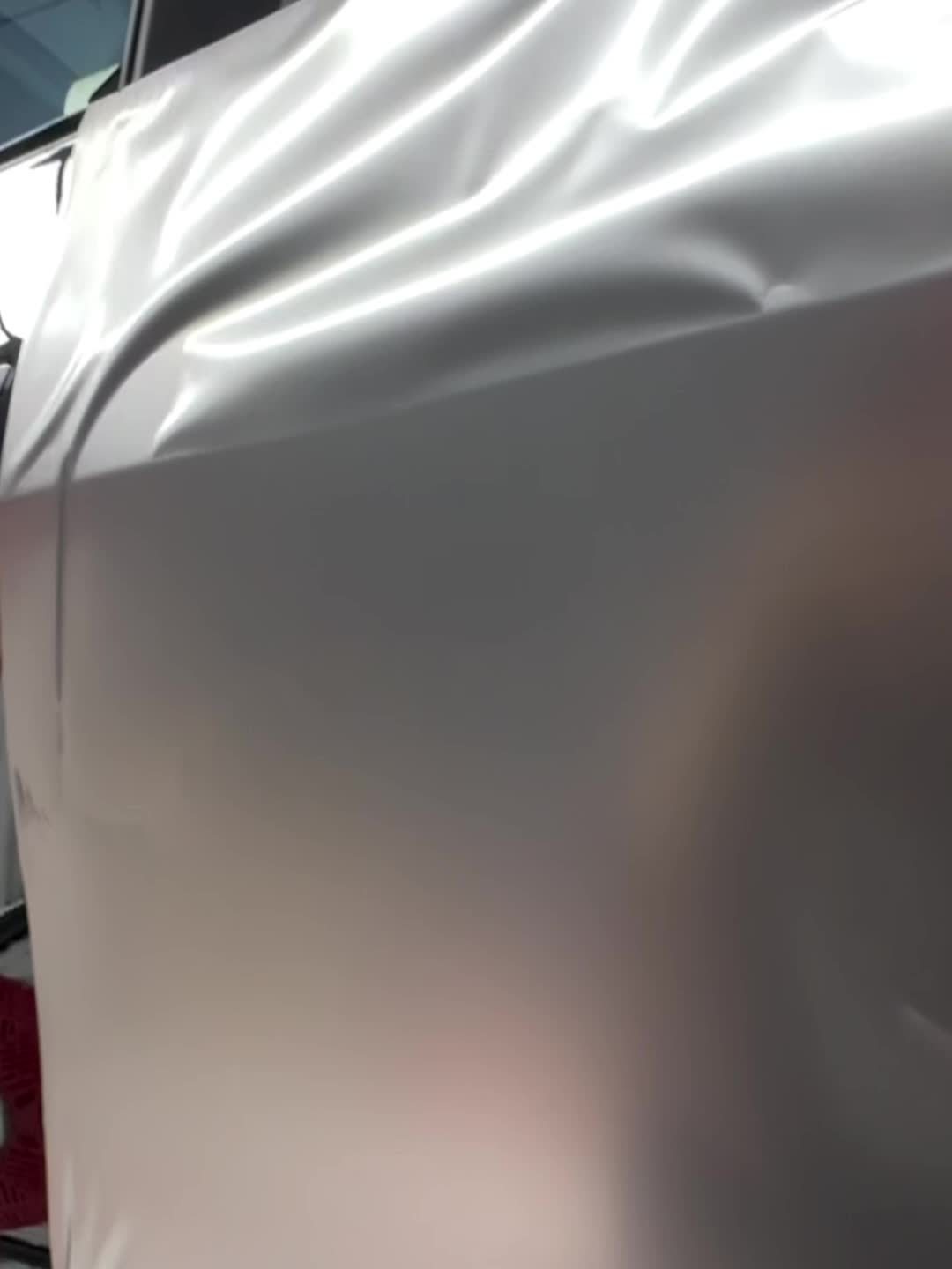Ultra Bright Metallic Silver PET Vinyl Film