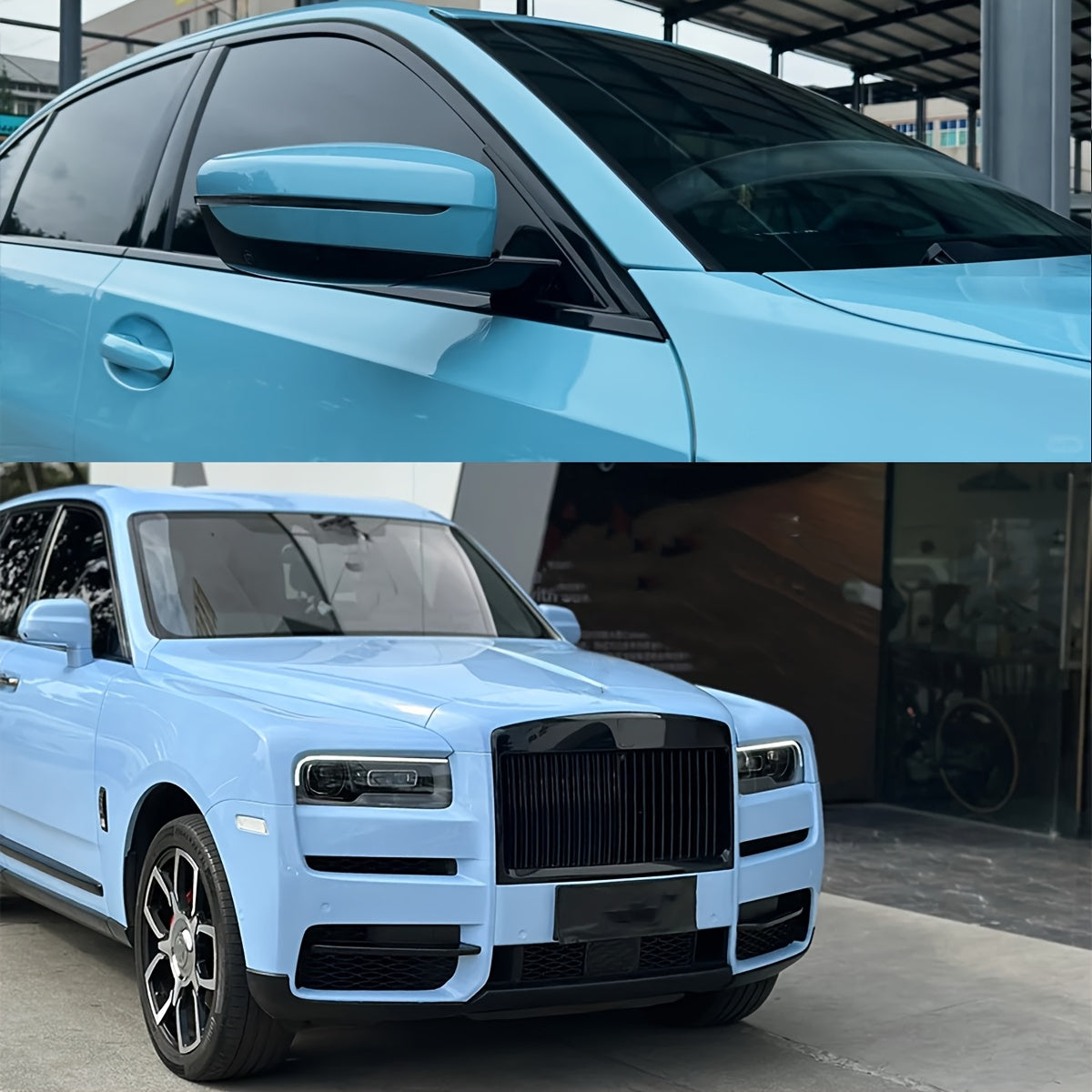 Ocean Breeze Blue Vinyl Wrap
