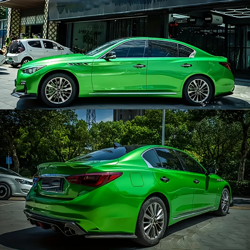 Crystal Red Vinyl Wrap | 1550x152cm | Air-Release Technology | Abrasion-Resistant
