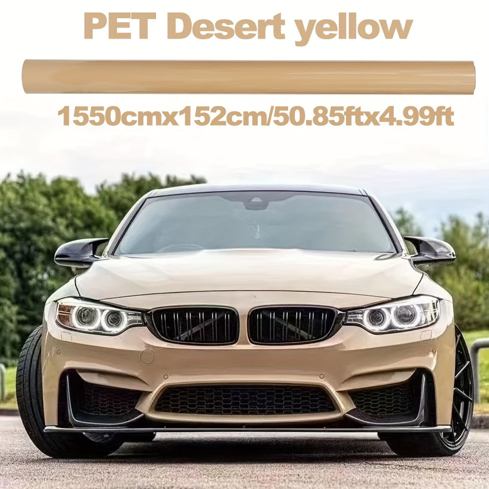 Crystal Desert Yellow Vinyl Wrap - 0
