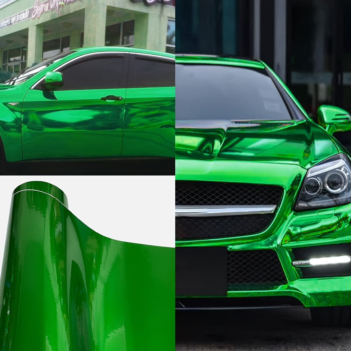 Chrome Green Automotive Vinyl