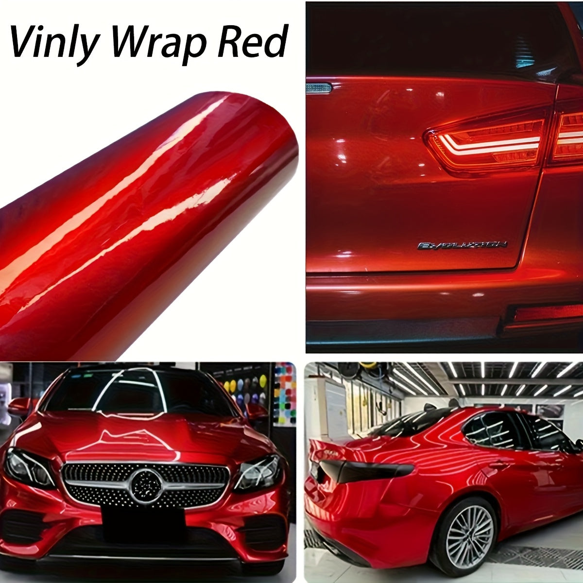 Ultra Bright Candy Red Vinyl Wrap