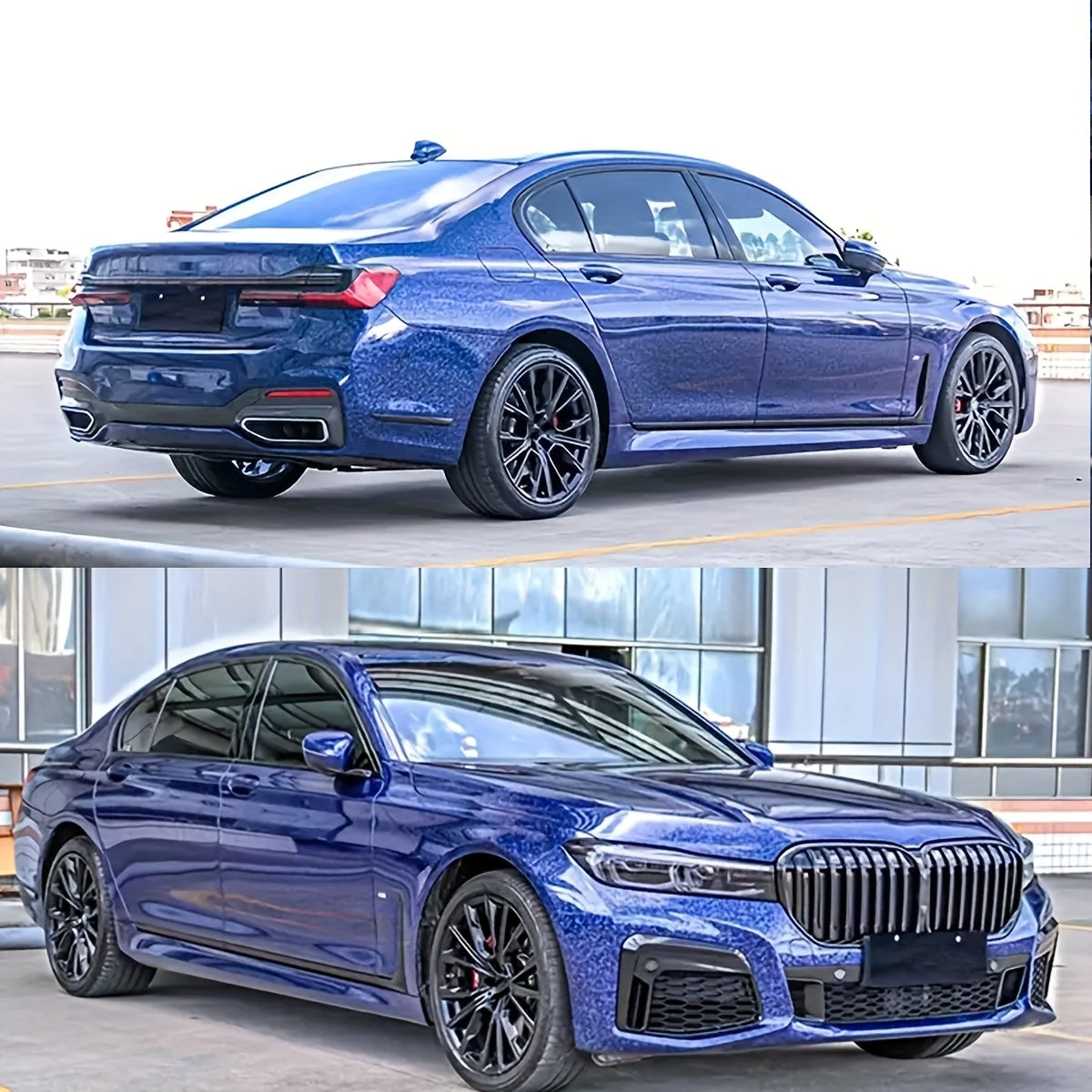 Forged Blue Vinyl Film